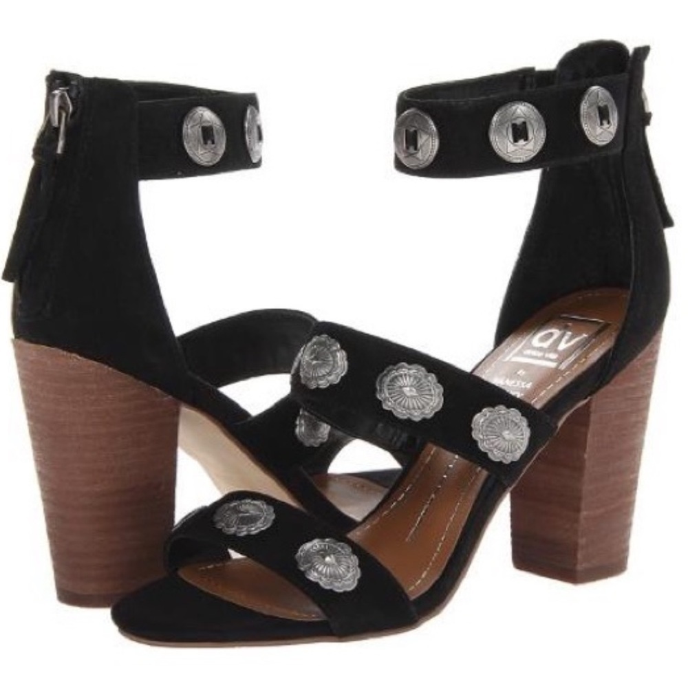 Dolce Vita Black and Brown Heels